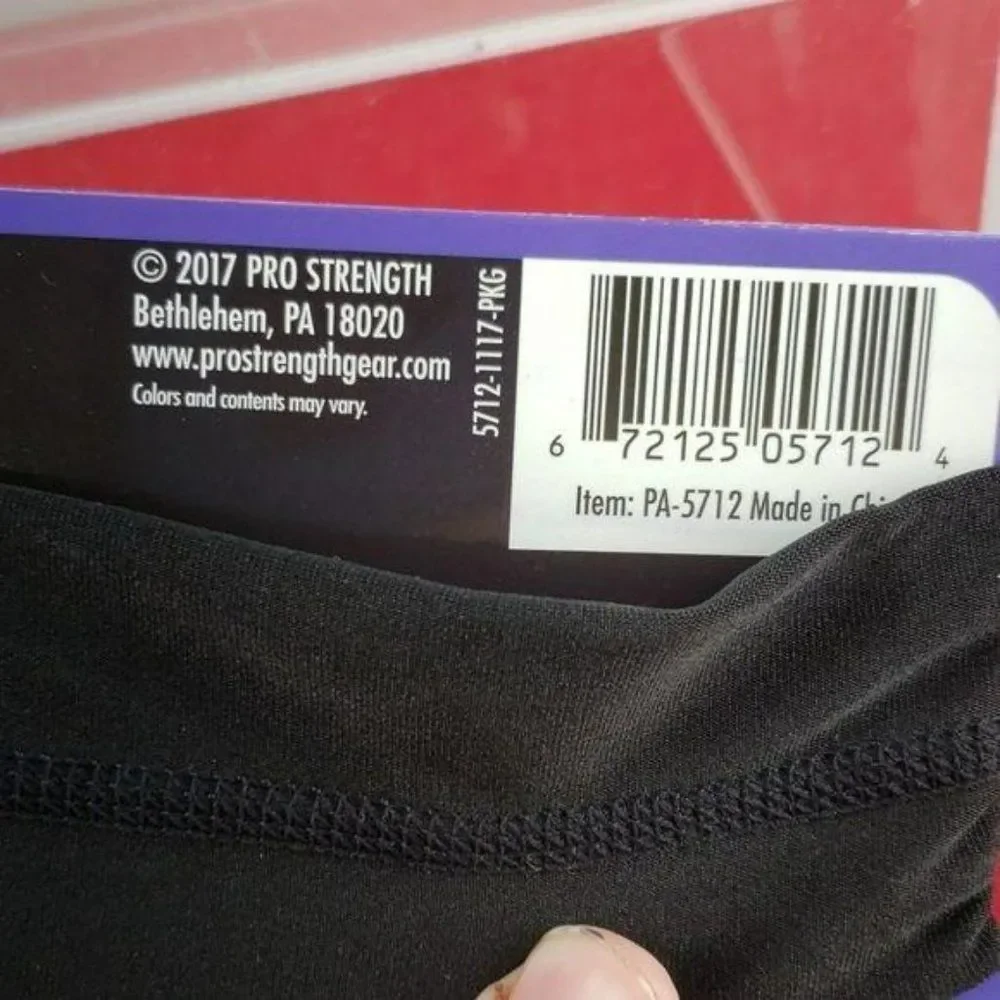 Pro Strength Black New Non Slip‎ Sports Headband